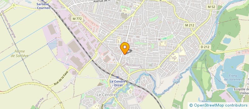 localisation de l'entreprise 801 307 703   COURNON-D'AUVERGNE