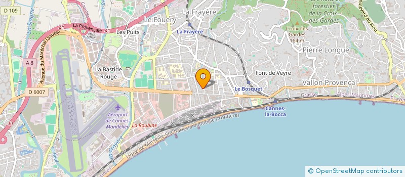 localisation de l'entreprise 801 380 809   CANNES