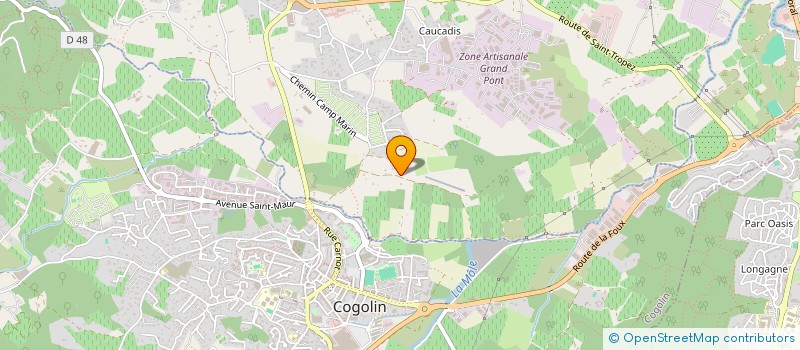 localisation de l'entreprise 801 382 557   GRIMAUD