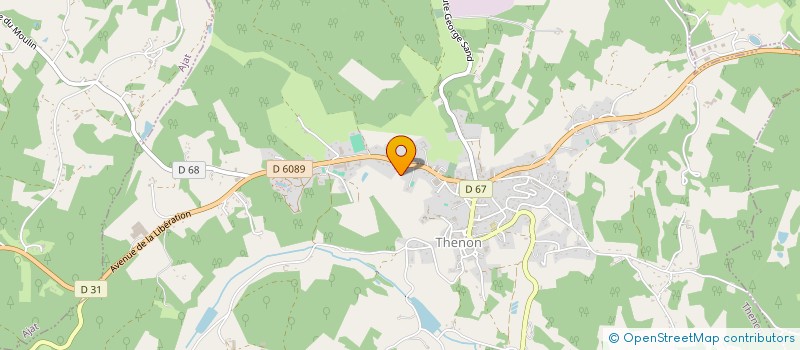 localisation de l'entreprise 801 386 558   THENON