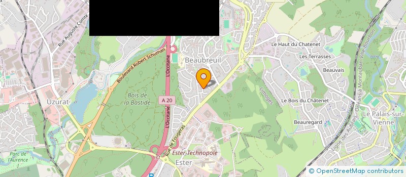 localisation de l'entreprise 801 399 353   PANAZOL