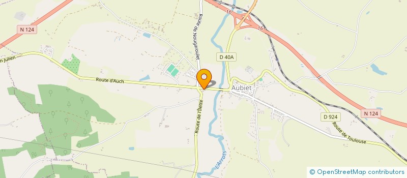 localisation de l'entreprise 801 421 587   AUBIET