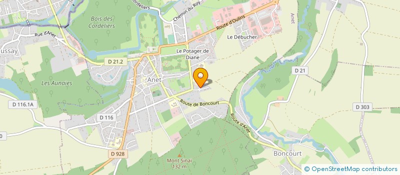 localisation de l'entreprise 801 436 312 à ANET