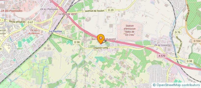 localisation de l'entreprise 801 468 513   LA CRAU