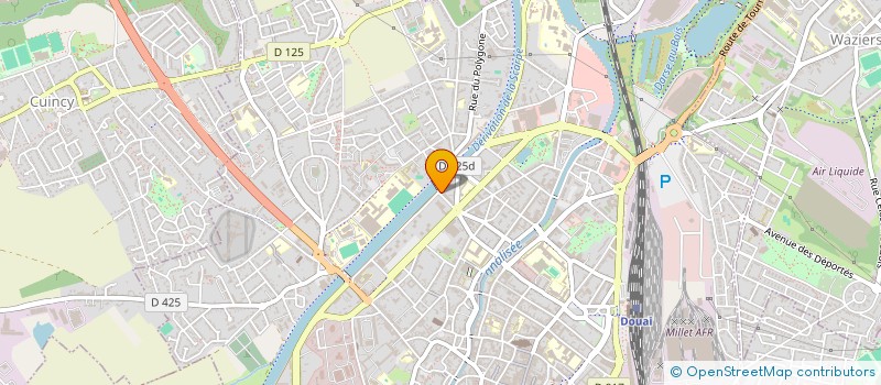 localisation de l'entreprise 801 479 387 à DOUAI