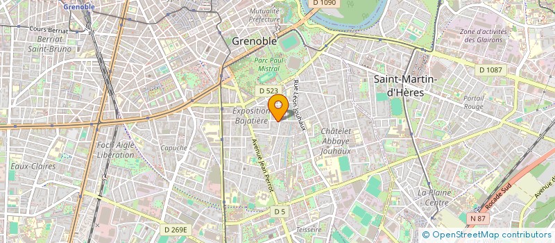 localisation de l'entreprise 801 489 360  à GRENOBLE