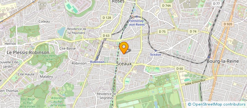 localisation de l'entreprise 801 494 121  à SCEAUX