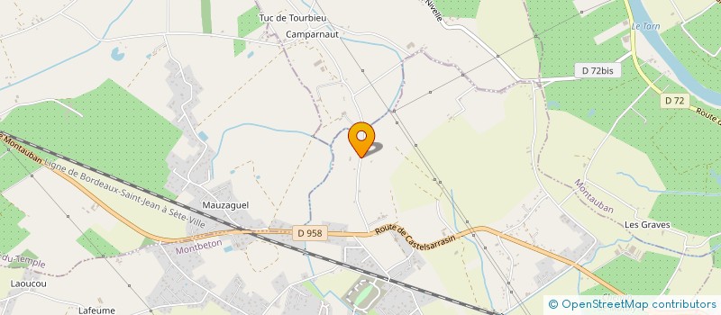 localisation de l'entreprise 801 531 492   MONTBETON