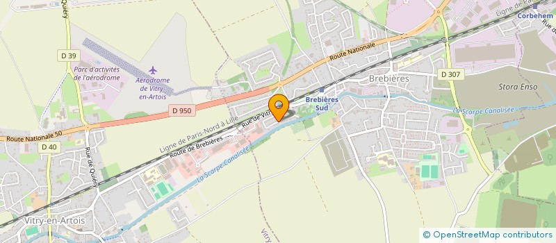 localisation de l'entreprise 801 539 321   GOUY-SOUS-BELLONNE