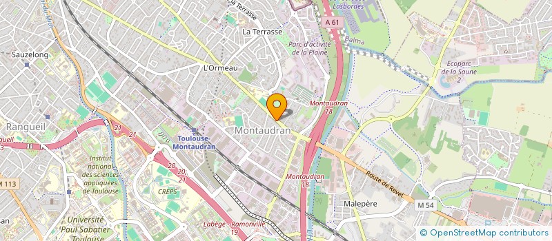 localisation de l'entreprise 801 549 106 à TOULOUSE
