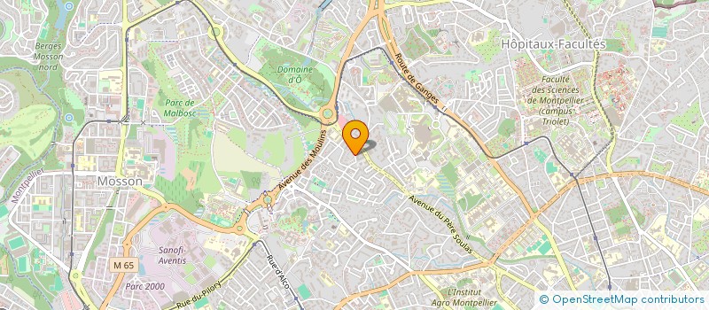 localisation de l'entreprise 801 551 235 à MONTPELLIER