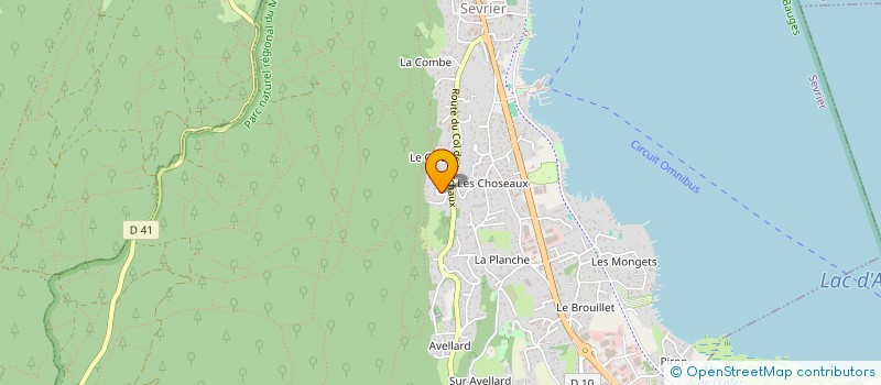 localisation de l'entreprise 801 558 834   BELLECOMBE-EN-BAUGES