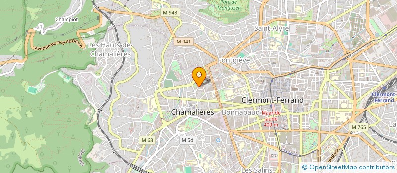 localisation de l'entreprise 801 578 873   CHAMALIERES