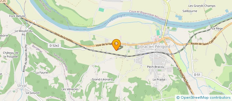localisation de l'entreprise 801 579 756   SIORAC-EN-PERIGORD