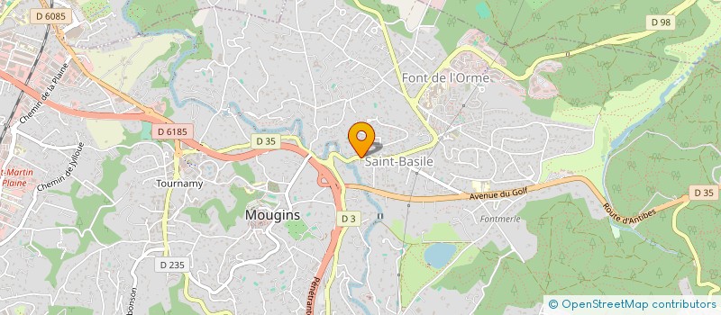 localisation de l'entreprise 801 593 740   LE BAR-SUR-LOUP