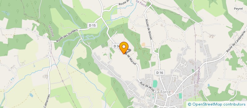 localisation de l'entreprise 801 606 260 à BERGERAC