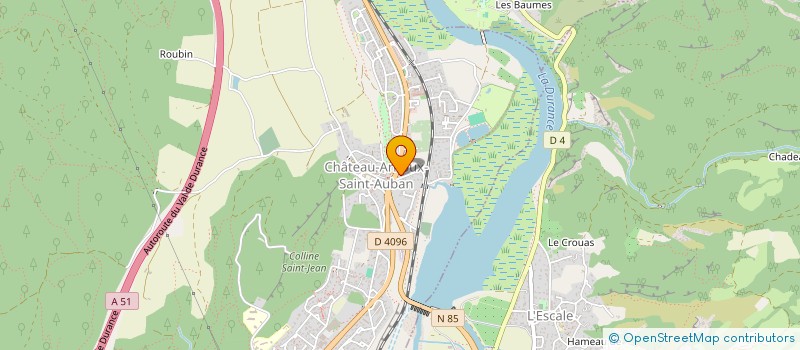 localisation de l'entreprise 801 607 383   CHATEAU-ARNOUX-SAINT-AUBAN