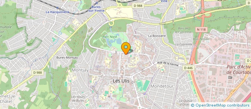 localisation de l'entreprise 801 608 167 à LES ULIS