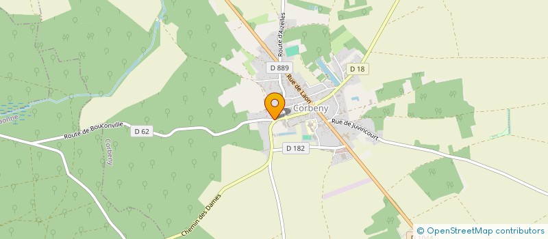 localisation de l'entreprise 801 611 104   CORBENY