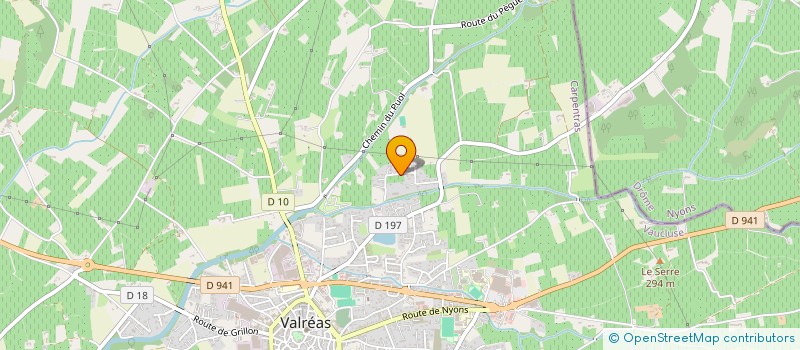 localisation de l'entreprise 801 616 806  à VALREAS