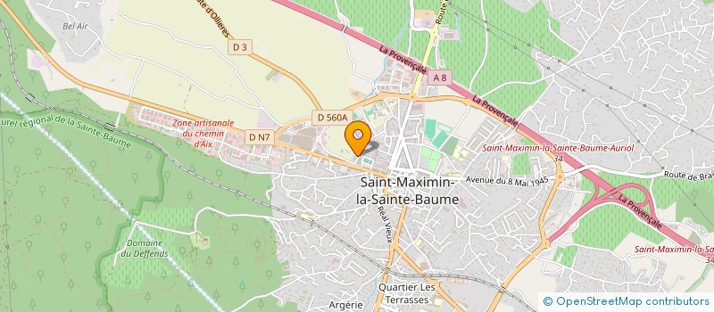 localisation de l'entreprise 801 624 057 à BARJOLS
