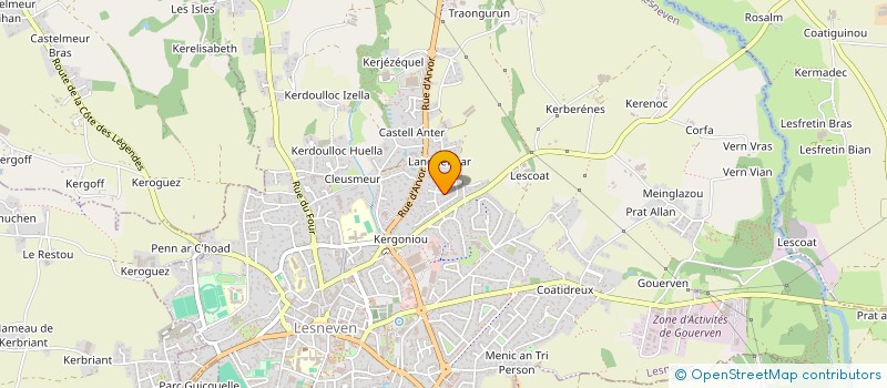 localisation de l'entreprise 801 631 789   LESNEVEN