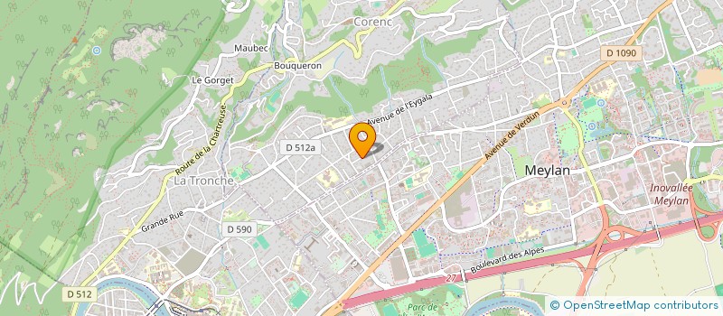 localisation de l'entreprise 801 651 118   CORENC