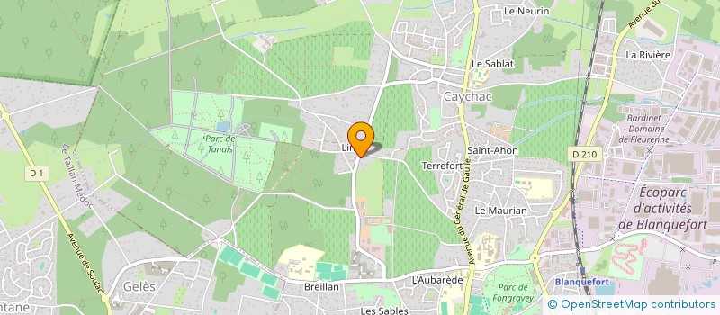 localisation de l'entreprise 801 660 762  à BLANQUEFORT