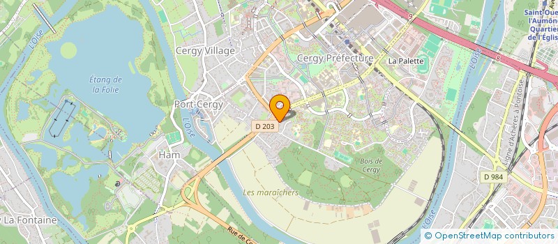 localisation de l'entreprise 801 683 178 à CERGY