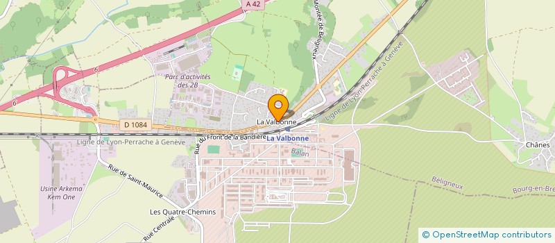 localisation de l'entreprise 801 707 829  à BOURG-EN-BRESSE