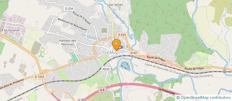 localisation de l'entreprise 801 724 717   LE MUY