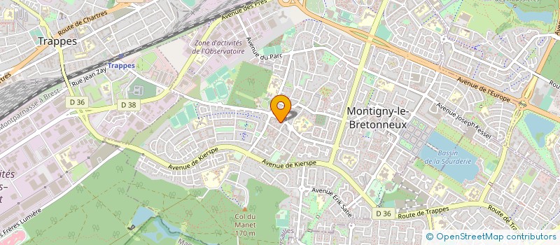 localisation de l'entreprise 801 734 328   MONTIGNY-LE-BRETONNEUX