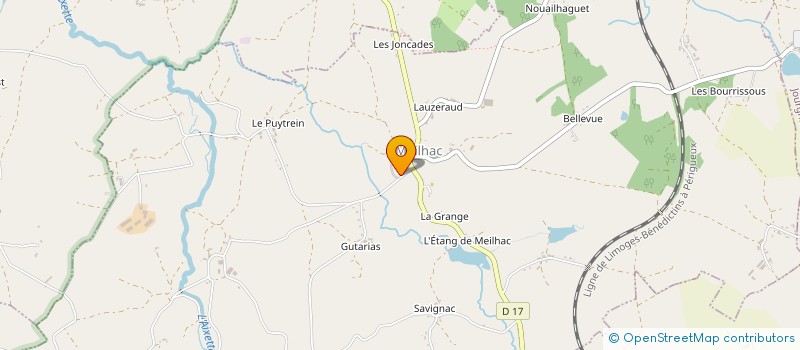 localisation de l'entreprise 801 760 372   LADIGNAC-LE-LONG