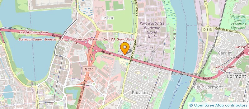 localisation de l'entreprise 801 773 714 à BORDEAUX