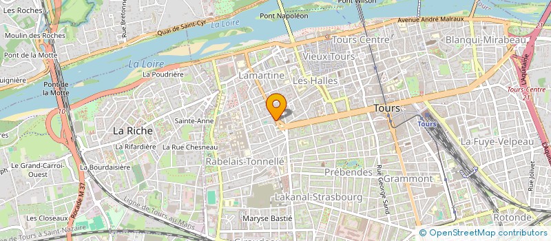 localisation de l'entreprise 801 779 414 à TOURS