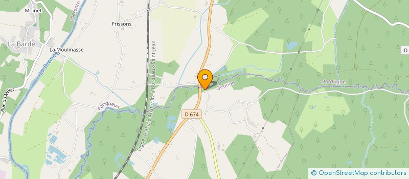 localisation de l'entreprise 801 791 781   LES EGLISOTTES-ET-CHALAURES