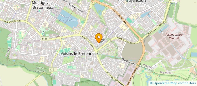 localisation de l'entreprise 801 827 767   VOISINS-LE-BRETONNEUX