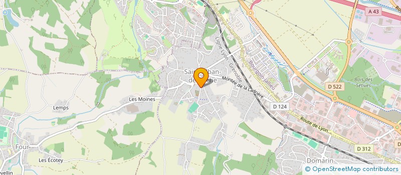 localisation de l'entreprise 801 830 613   BOURGOIN-JALLIEU