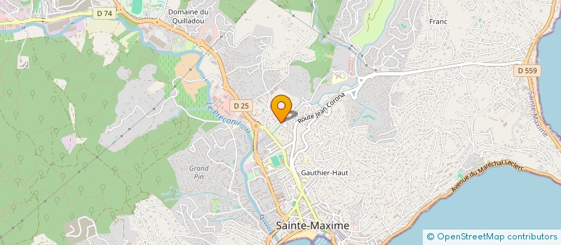 localisation de l'entreprise 801 838 582  à SAINTE-MAXIME