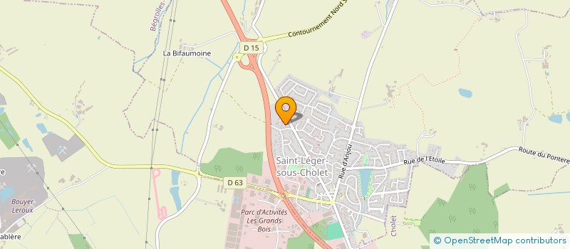 localisation de l'entreprise 801 846 817   SAINT-LEGER-SOUS-CHOLET