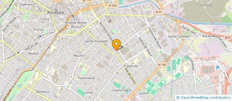 localisation de l'entreprise 801 881 616   ROUBAIX