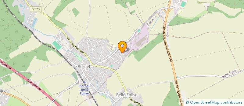 localisation de l'entreprise 801 897 059   BORNEL