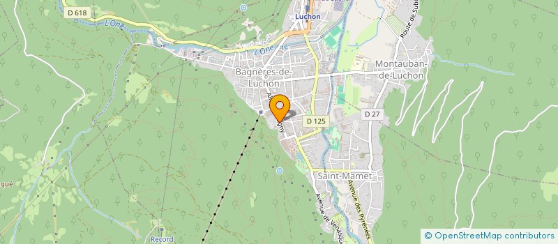 localisation de l'entreprise 801 932 344   BAGNERES-DE-LUCHON