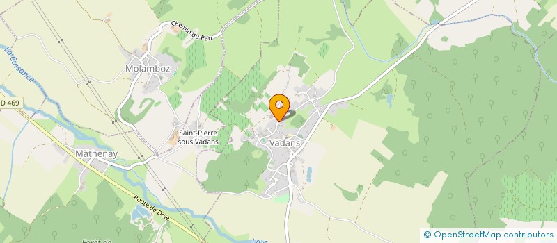 localisation de l'entreprise 801 945 692   VADANS