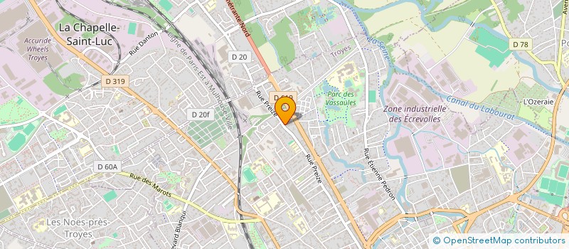 localisation de l'entreprise 802 003 434   TROYES