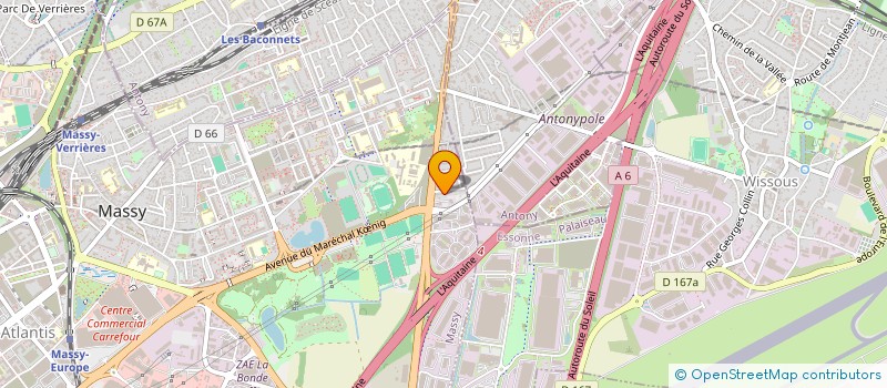 localisation de l'entreprise 802 035 493 à MASSY