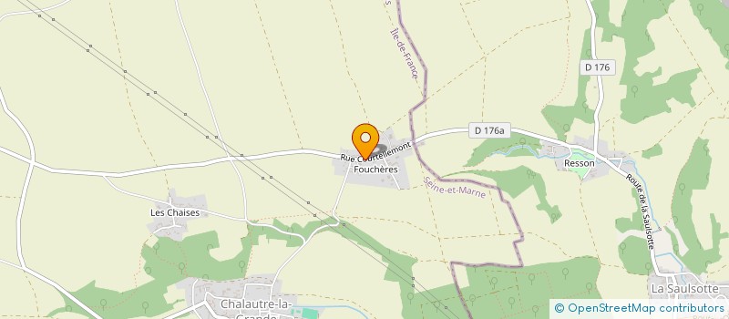 localisation de l'entreprise 802 043 216   CHALAUTRE-LA-GRANDE