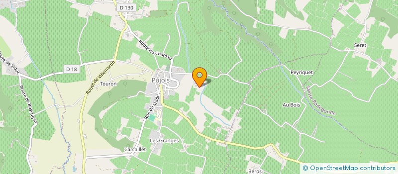 localisation de l'entreprise 802 115 873   PUJOLS