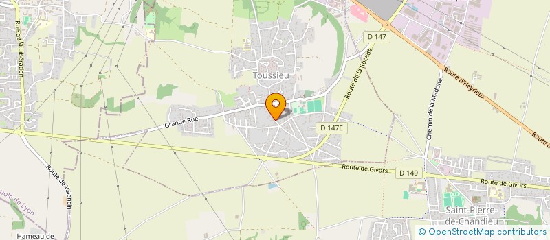 localisation de l'entreprise 802 127 787   TOUSSIEU