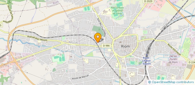 localisation de l'entreprise 802 159 350   RIOM